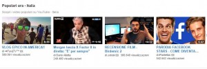 popolari su YouTube Italia (youtube.com)
